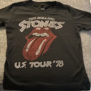 The Rolling Stones Kids Black and Red Tour T-Shirt